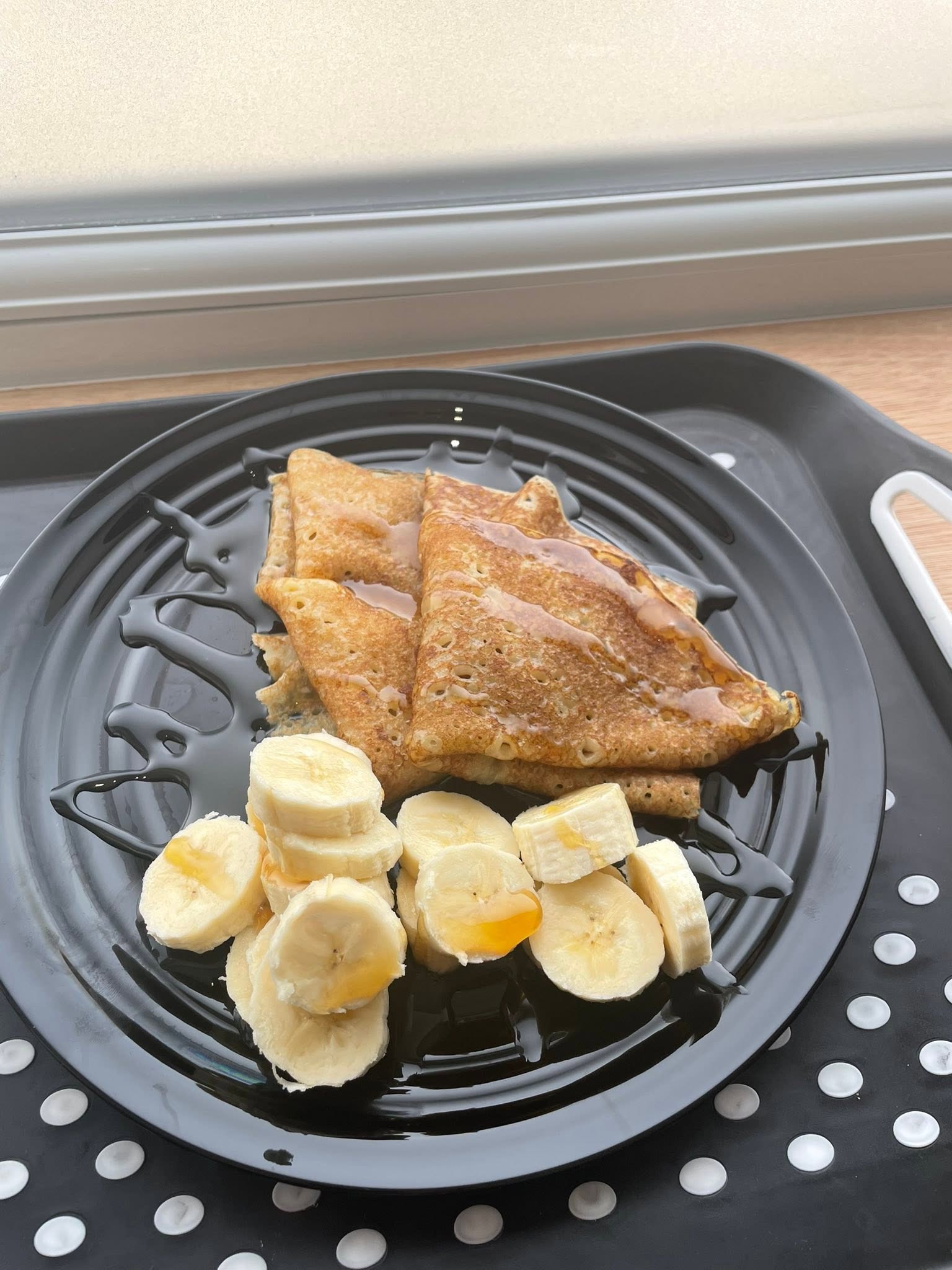 Pancakes with banana